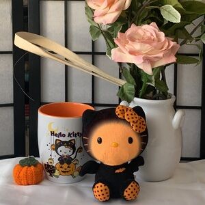 Halloween Hello Kitty Bat Plushy and Mug 🦇🎃🧡